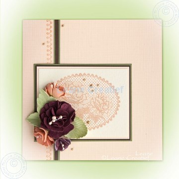 Afbeeldingen van Foam flowers & lace clearstamps