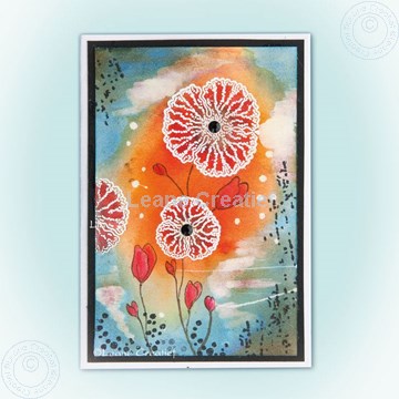 Image de Poppy stamp mixed media card