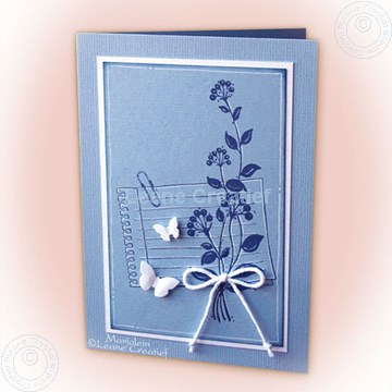 Afbeeldingen van Flower swirls stamp