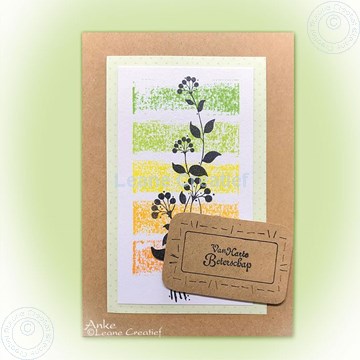 Bild von Flower swirls stamp