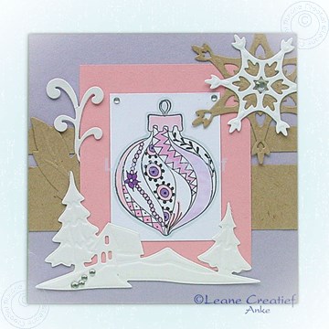 Bild von Doodle Christmas ornament