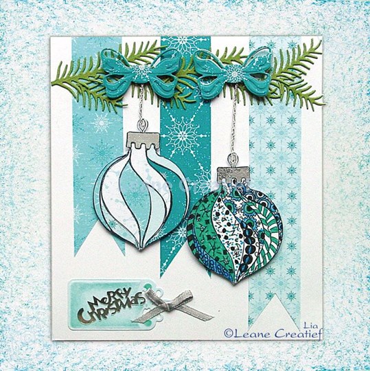 Afbeelding van Doodle stamp Christmas Ornament