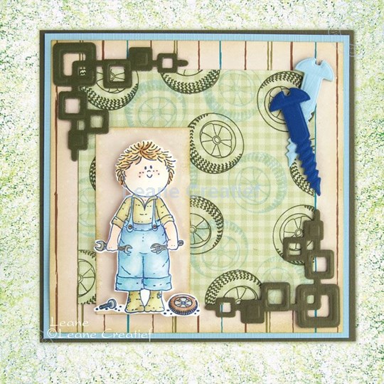 Afbeelding van Bambinie boy with tools