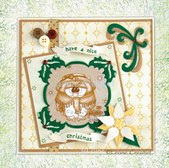 Bild von Christmas card with pipa