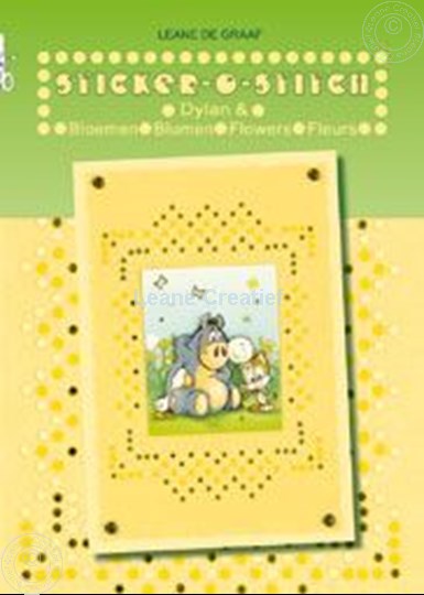 Picture of Sticker-O-Stitch® with Dylan® & flowers