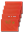 Afbeeldingen van Enveloppen 12x17,5cm rood