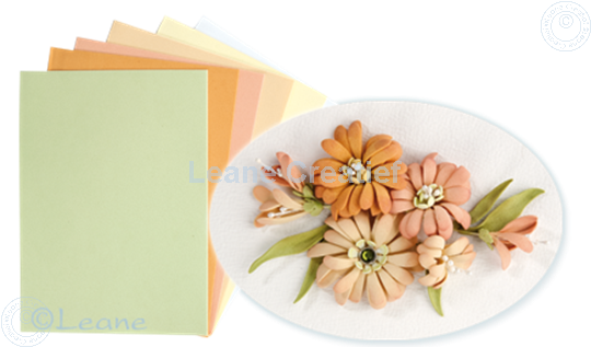 Afbeelding van Flower foam set 3 zalm