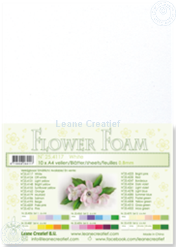 Image de Flower foam A4 sheet white