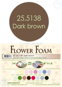 Picture of Flower foam A4 sheet dark brown