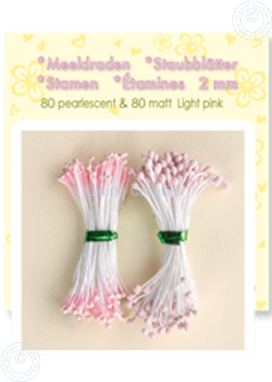 Afbeelding van Meeldraden ± 80 matt & 80 pearl light pink