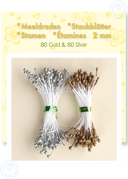 Picture of Stamen  ±80 gold 80 silver