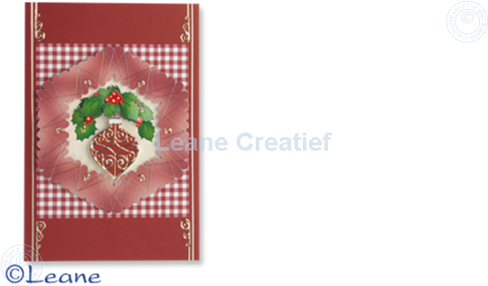 Picture of Christmas decoupagepaper hexagon