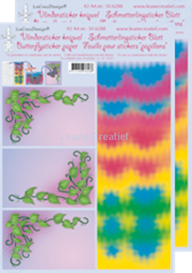 Image sur LeCreaDesign® Feuilles pour sticker "papillons"