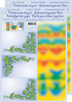 Image de LeCreaDesign® Feuilles pour sticker "papillons"