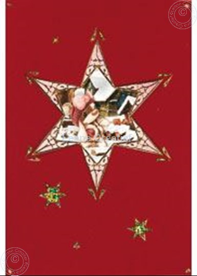 Picture of Mylo & Friends® 3D sticker Christmas card kits star #4