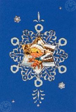 Afbeeldingen van Mylo & Friends® sticker kerst kaarten kit sneeuwvlok #5