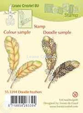 Afbeeldingen van Doodle stamp Feathers
