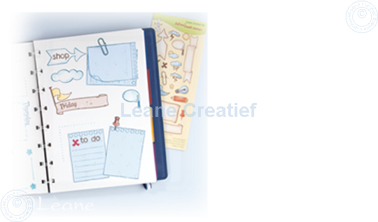 Bild von Clear stamp Notebook pages