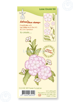 Afbeeldingen van Clear stamp 3D flower Carnation