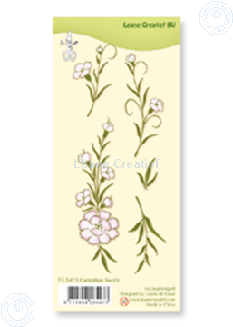 Image de Clear stamp Carnation swirls