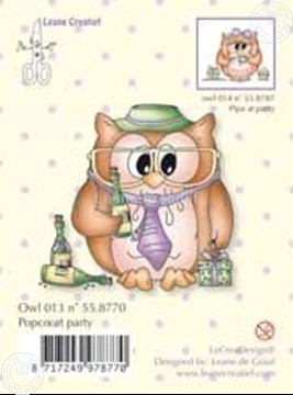 Bild von Clearstamp Owlie's Popco at party