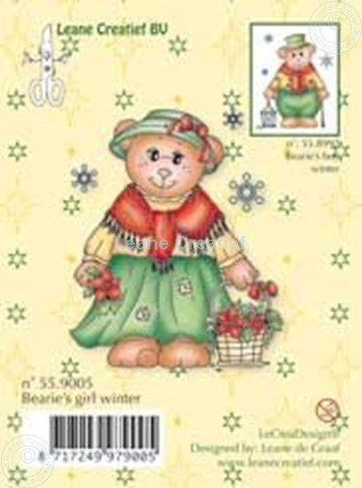 Picture of Clearstamp Bearie's girl winter