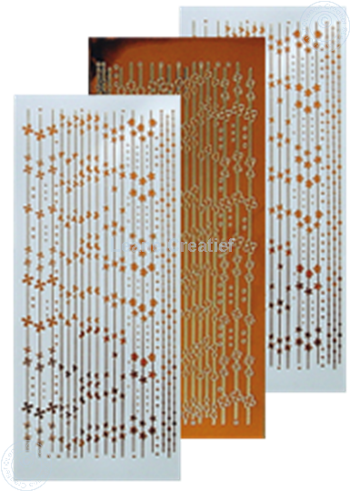 Bild von Linien Sticker mirror copper