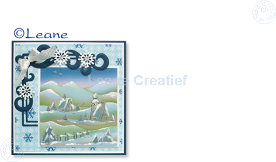 Afbeelding van Winter scenery sticker #40 mirror ice