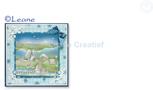 Picture of Winter scenery sticker #41 silver