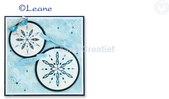 Bild von Star Sticker Christmas mirror blue