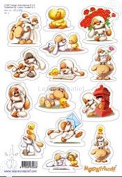 Afbeeldingen van LeCreaDesign® Mylo & Friends® Stickers A5 #1
