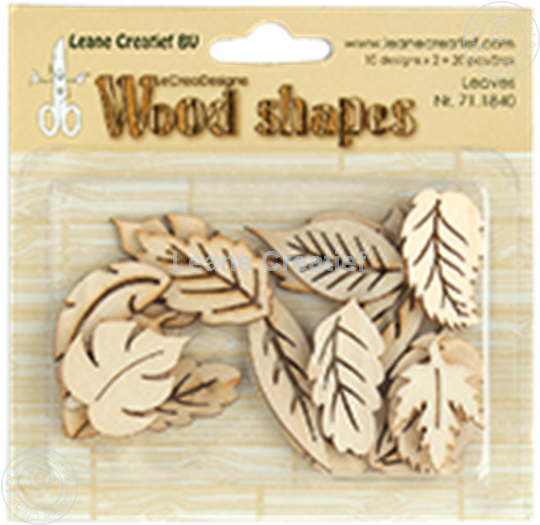 Image sur Woodshapes Leaves