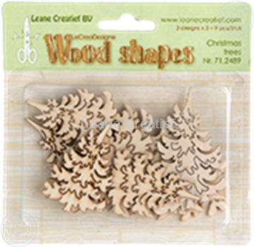 Bild von Woodshapes Christmas trees