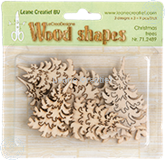 Bild von Woodshapes Christmas trees