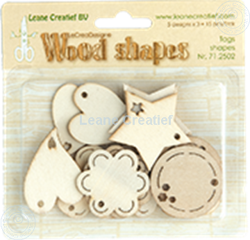 Afbeeldingen van Woodshapes Tag shapes