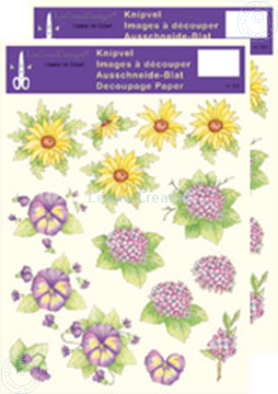 Afbeeldingen van LeCreaDesign® Bloemen knipvellen