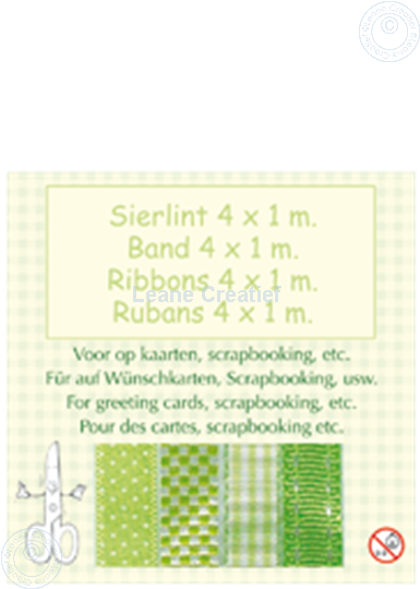 Picture of Ribbon 4x1 m green