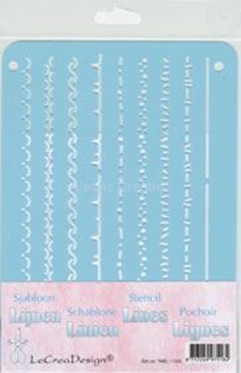 Bild von LeCreaDesign® Linienschablone fun lines