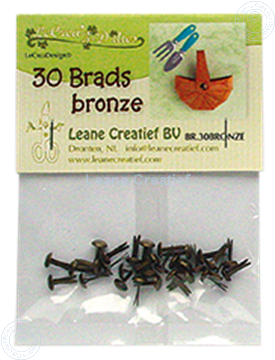 Image de 30 Brads bronze 5mm