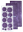 Afbeeldingen van Nested Flower Sticker mirror violet