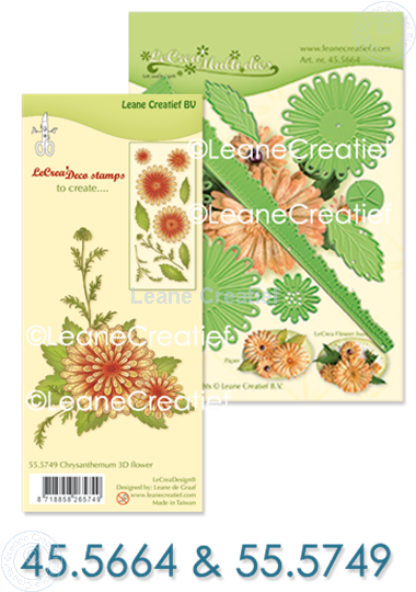 Bild von Multi die & Clear Stamp Chrysanthemum 