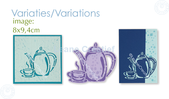 Image sur Lea’bilitie® Heure du café silhouette matrice pour découper & embossing