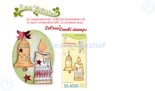 Picture of Lea’bilitie® Candle & Christmas bell cut and embossing die