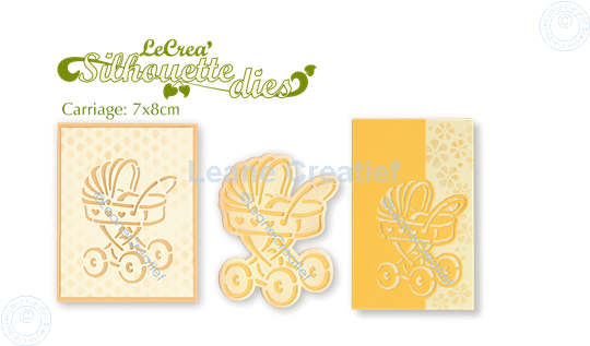 Image sur Lea’bilitie® Poussette silhouette matrice pour découper & gaufrage