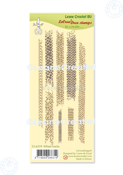 Picture of LeCreaDesign® clear stamp Wheel tracks