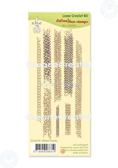 Picture of LeCreaDesign® clear stamp Wheel tracks