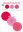 Bild von Flower Foam Set 14 /6x A4 Blatt /3 Farbtöne Pink-Rot