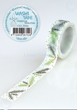 Picture of Washi tape Christmas branches, 15mm x 5m.