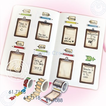 Bild von BJ Washi tape clipboard page