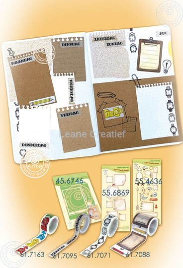 Bild von BJ Notebook die + stamp